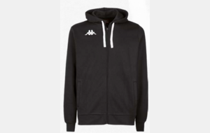 Hoodie zippé KAPPA BANTO  Noir